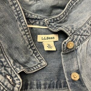L.L. Bean Light Blue Denim Shirt